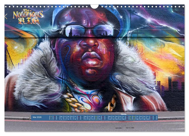 Produktbild: Streetart-Kunst, die die Stra&szlig;en Londons atmen l&auml;sst (Wandkalender 2026 DIN A3 quer), CALVENDO Monatskalender