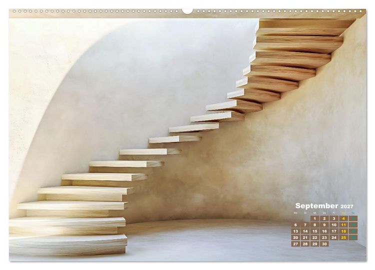 Produktbild: Stufe um Stufe - Treppen (hochwertiger Premium Wandkalender 2027 DIN A2 quer), Kunstdruck in Hochglanz