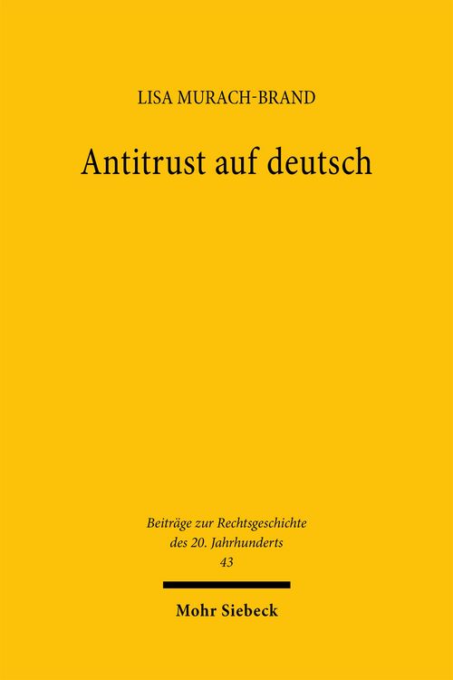 Produktbild: Antitrust auf deutsch