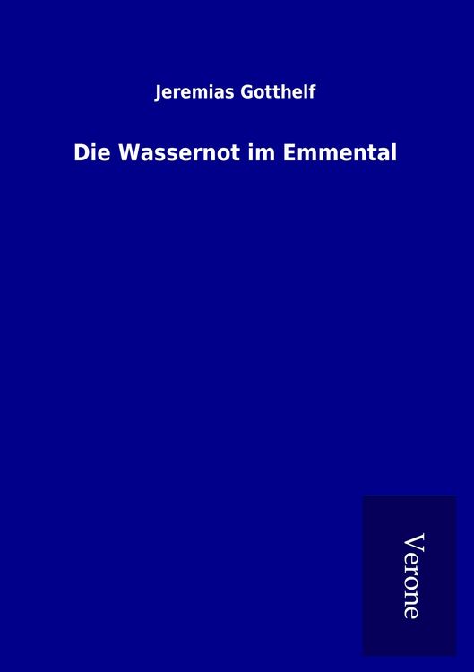 Produktbild: Die Wassernot im Emmental