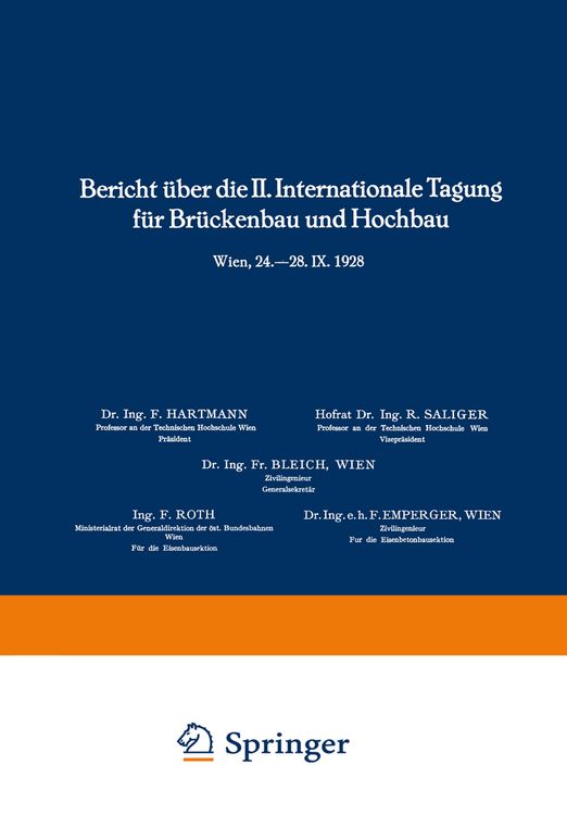 Produktbild: Bericht &uuml;ber die II. Internationale Tagung f&uuml;r Br&uuml;ckenbau und Hochbau / Report of the 2nd International Congress for Bridge- and Structural Engineering / Compte-Rendu du 2me Congr&egrave;s International de Construction des Ponts et Charpentes