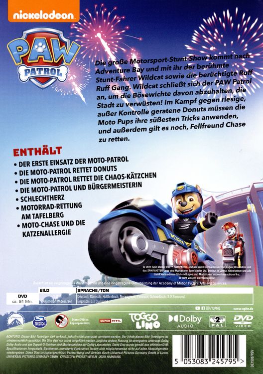 Produktbild: Paw Patrol - Moto Pups