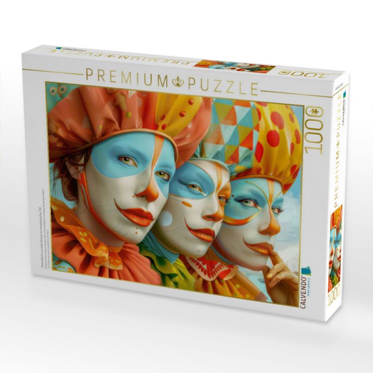 Produktbild: CALVENDO Puzzle Theatralische surreale Szenen im venezianischen Stil | 1000 Teile Lege-Gr&ouml;&szlig;e 64x48cm Foto-Puzzle f&uuml;r gl&uuml;ckliche Stunden