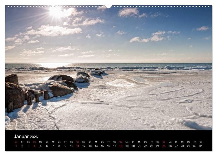 Produktbild: Ostsee erleben (hochwertiger Premium Wandkalender 2026 DIN A2 quer), Kunstdruck in Hochglanz