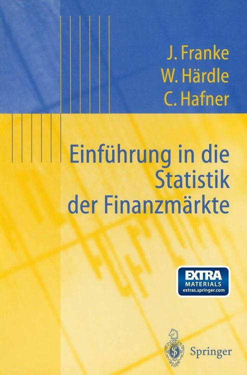 Produktbild: Einführung in die Statistik der Finanzmärkte