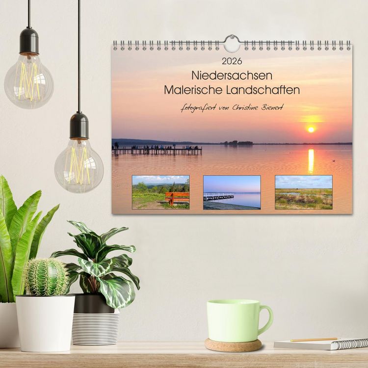 Produktbild: Niedersachsen - Malerische Landschaften (Wandkalender 2026 DIN A4 quer), CALVENDO Monatskalender