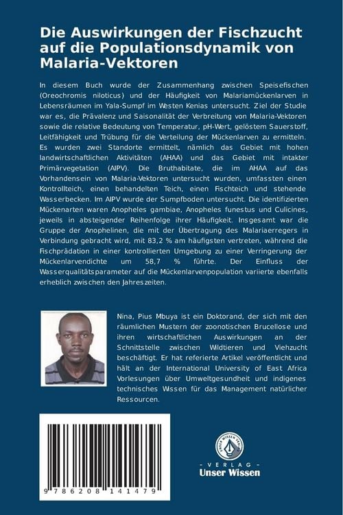 Produktbild: Die Auswirkungen der Fischzucht auf die Populationsdynamik von Malaria-Vektoren