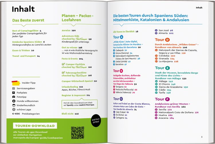 Produktbild: MARCO POLO Camper Guide Spanien: Mittelmeerk&uuml;ste, Katalonien & Andalusien