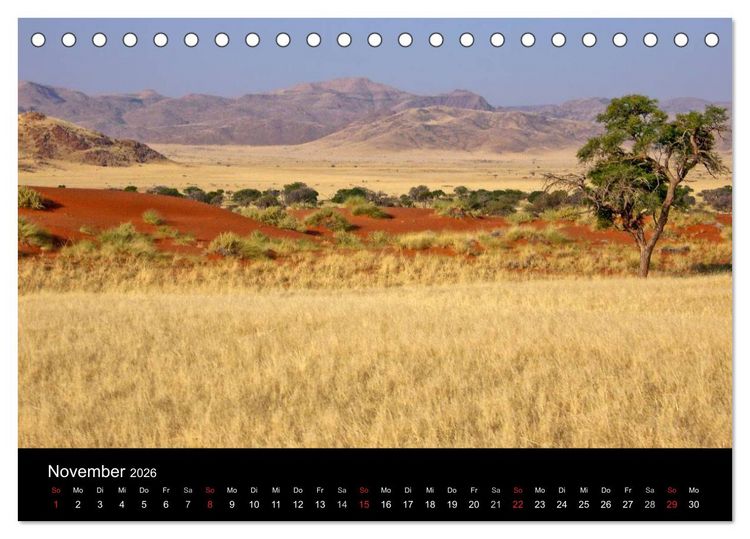 Produktbild: Afrika (Tischkalender 2026 DIN A5 quer), CALVENDO Monatskalender