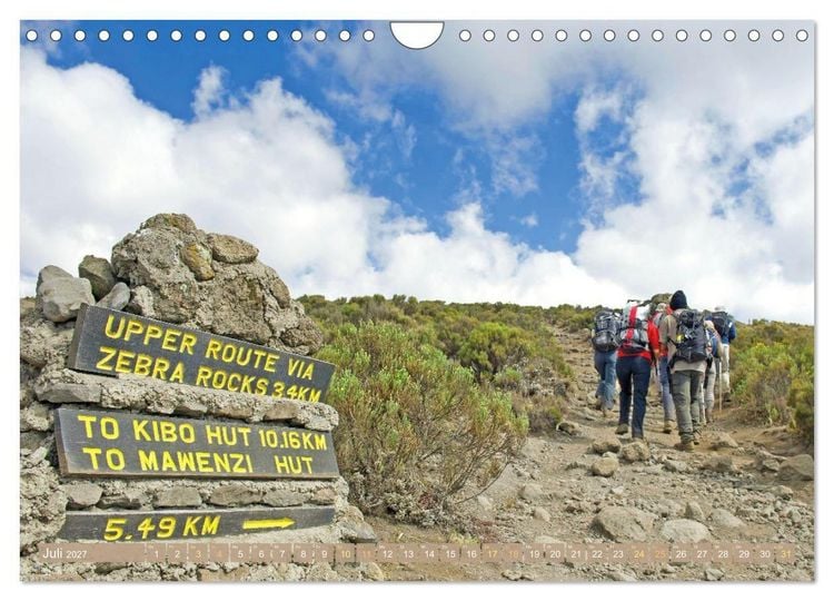 Produktbild: Entdeckungen am Kilimandscharo (Wandkalender 2027 DIN A4 quer), CALVENDO Monatskalender