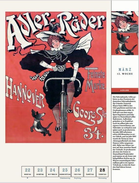 Produktbild: Thorbeckes Fahrrad-Kalender 2027