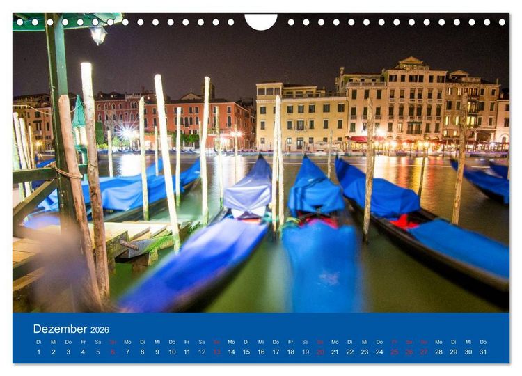 Produktbild: Mein lautloses Venedig (Wandkalender 2026 DIN A4 quer), CALVENDO Monatskalender