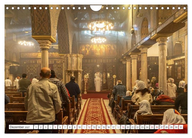 Produktbild: &Auml;gypten - Kairo + Gizeh (Wandkalender 2027 DIN A4 quer), CALVENDO Monatskalender