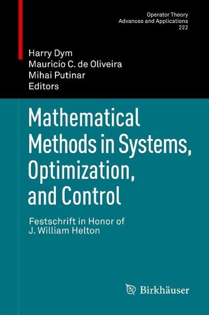 Produktbild: Mathematical Methods in Systems, Optimization, and Control