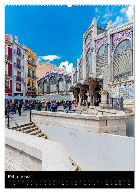 Produktbild: Valencia entdecken (Wandkalender 2026 DIN A2 hoch), CALVENDO Monatskalender
