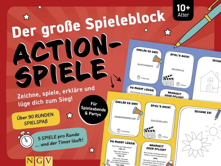 Produktbild: Der gro&szlig;e Spieleblock Action-Spiele