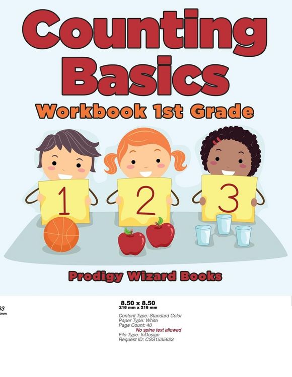Produktbild: Counting Basics Workbook 1st Grade