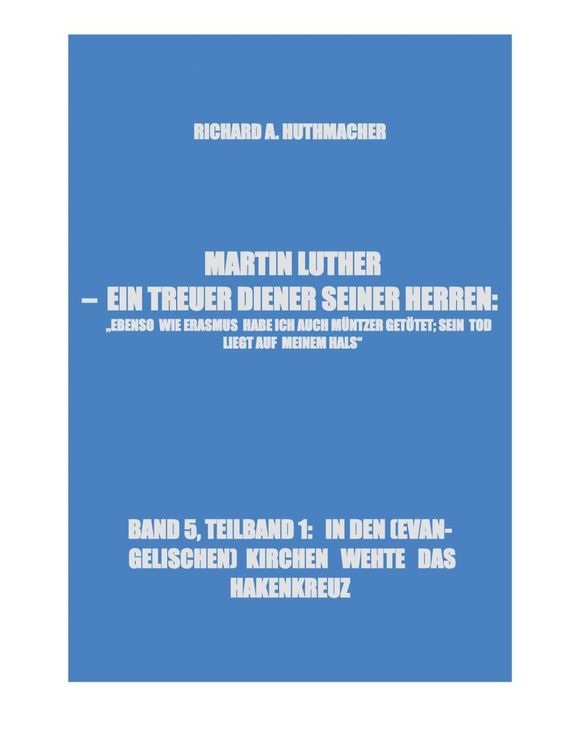 Produktbild: Martin Luther - in den (evangelischen) Kirchen Wehte das Hakenkreuz