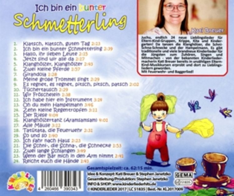 Produktbild: Ich bin ein bunter Schmetterling