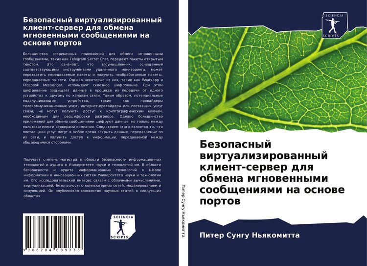 Produktbild: Bezopasnyj wirtualizirowannyj klient-serwer dlq obmena mgnowennymi soobscheniqmi na osnowe portow