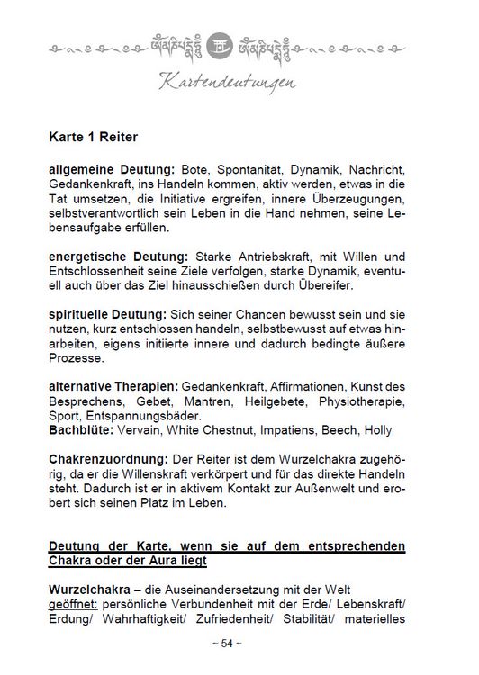 Produktbild: Kartenlegen ausf&uuml;hrlich erkl&auml;rt &ndash; Madame Lenormand kombiniert mit Andreas Chakra-Legung
