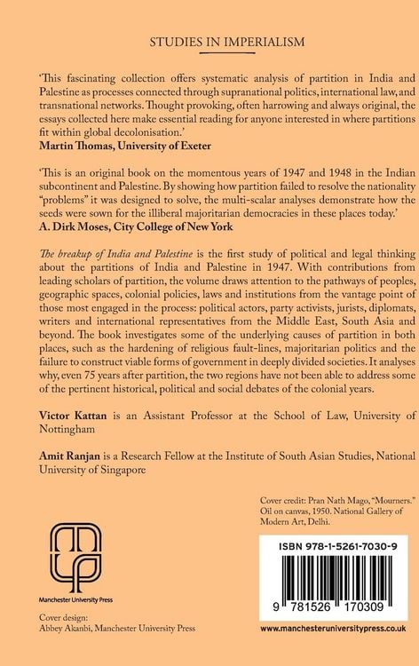 Produktbild: The breakup of India and Palestine