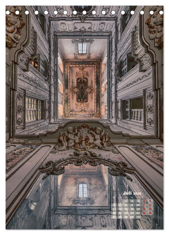 Produktbild: Lost Places - morbide Sch&ouml;nheiten (Tischkalender 2026 DIN A5 hoch), CALVENDO Monatskalender