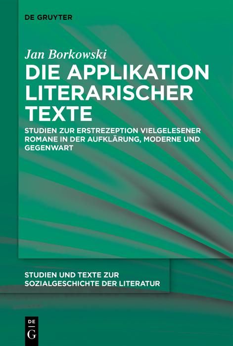 Produktbild: Die Applikation literarischer Texte