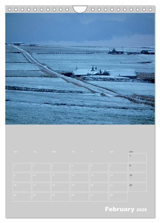Produktbild: Orkney: A land with a view (Wall Calendar 2026 DIN A4 portrait), CALVENDO 12 Month Wall Calendar
