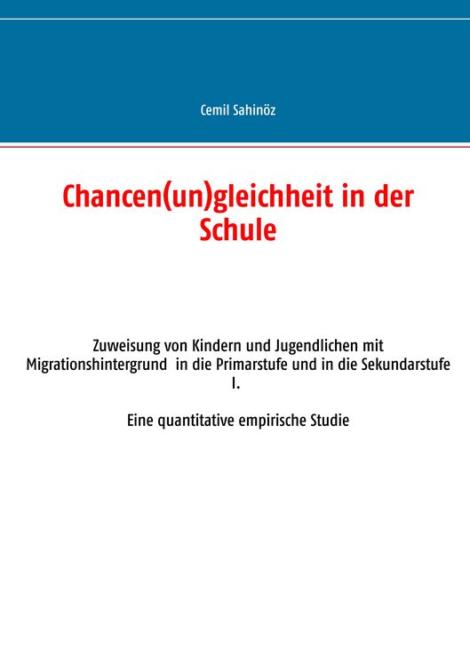 Produktbild: Chancen(un)gleichheit in der Schule