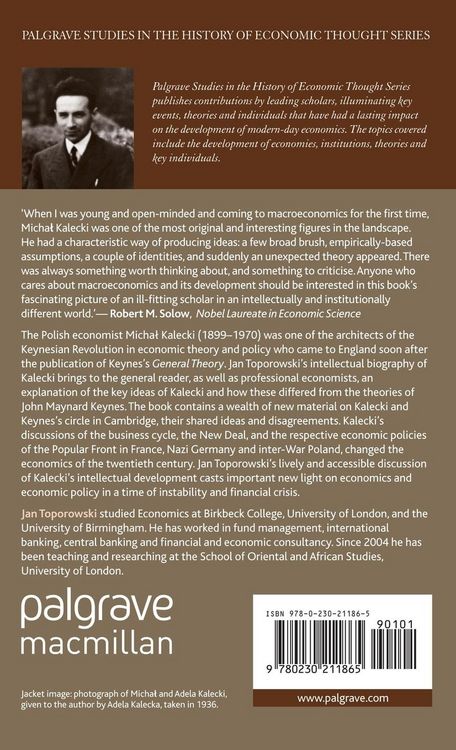 Produktbild: Michał Kalecki: An Intellectual Biography