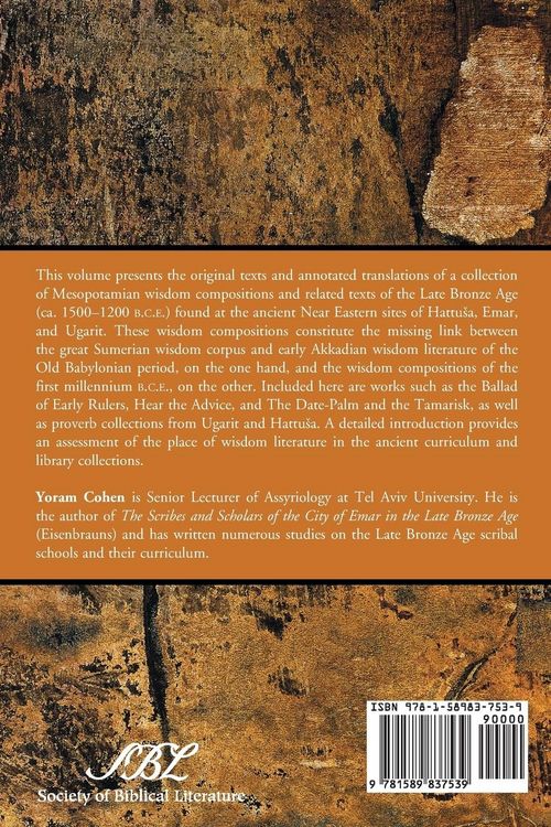 Produktbild: Wisdom from the Late Bronze Age