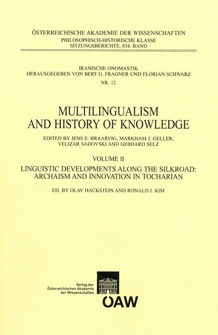 Produktbild: Multilingualism and History of Knowledge, Volume II