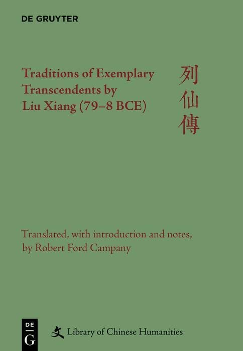 Produktbild: Traditions of Exemplary Transcendents by Liu Xiang (79-8 BCE)