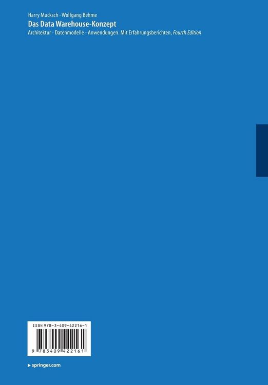 Produktbild: Das Data Warehouse-Konzept