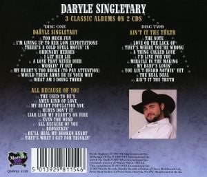 Produktbild: Daryle Singletary/All Because Of You/+