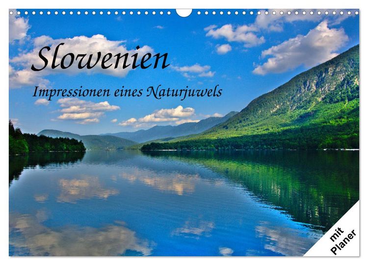 Produktbild: Slowenien - Impressionen eines Naturjuwels (Wandkalender 2026 DIN A3 quer), CALVENDO Monatskalender