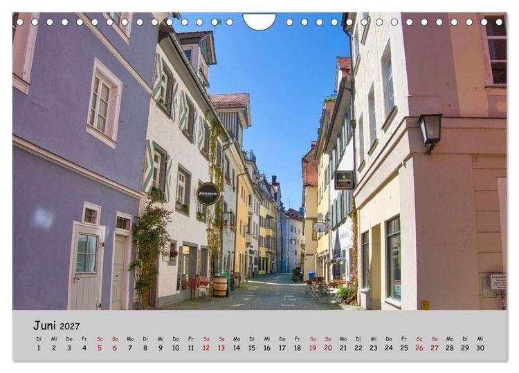 Produktbild: Lindau am Bodensee - Zwischen Himmel und See (Wandkalender 2027 DIN A4 quer), CALVENDO Monatskalender