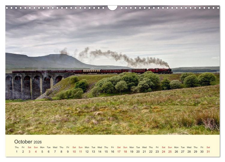 Produktbild: Steam Landscape (Wall Calendar 2026 DIN A3 landscape), CALVENDO 12 Month Wall Calendar