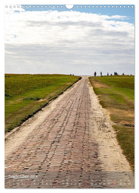 Produktbild: Nordfriesland, Zwischen St. Peter Ording und Sylt (Wandkalender 2026 DIN A3 hoch), CALVENDO Monatskalender
