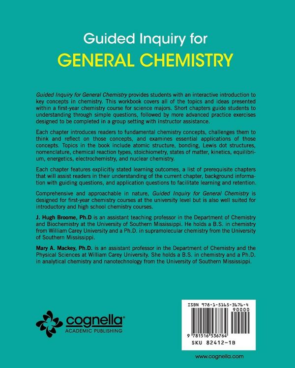Produktbild: Guided Inquiry for General Chemistry