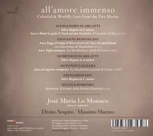 Produktbild: All'amore immenso - Sacred Music