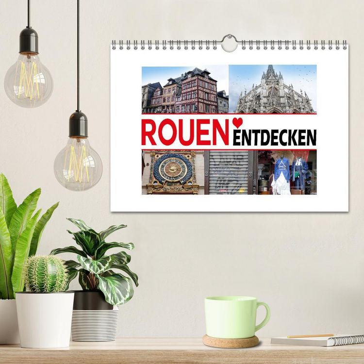 Produktbild: Rouen entdecken (Wandkalender 2026 DIN A4 quer), CALVENDO Monatskalender