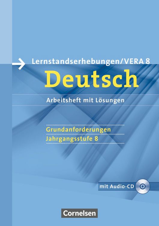 Produktbild: Vorbereitungsmaterialien f&uuml;r VERA - Vergleichsarbeiten/ Lernstandserhebungen - Deutsch - 8. Schuljahr: Grundanforderungen