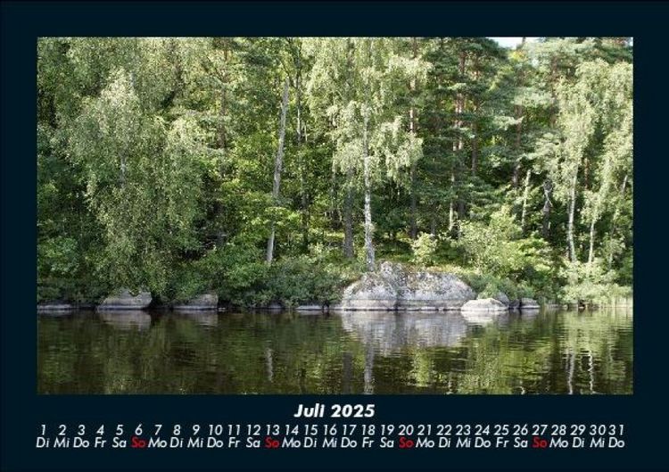 Produktbild: Landschaftskalender 2025 Fotokalender DIN A5