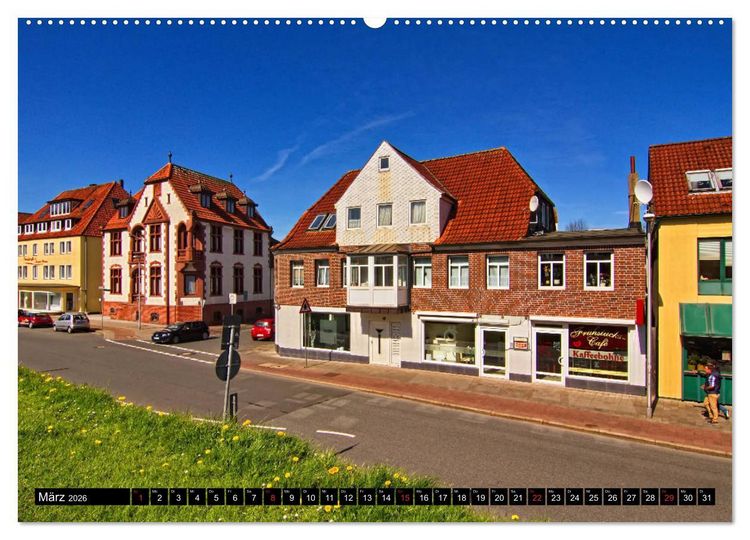 Produktbild: Stadtansichten Cuxhaven (hochwertiger Premium Wandkalender 2026 DIN A2 quer), Kunstdruck in Hochglanz