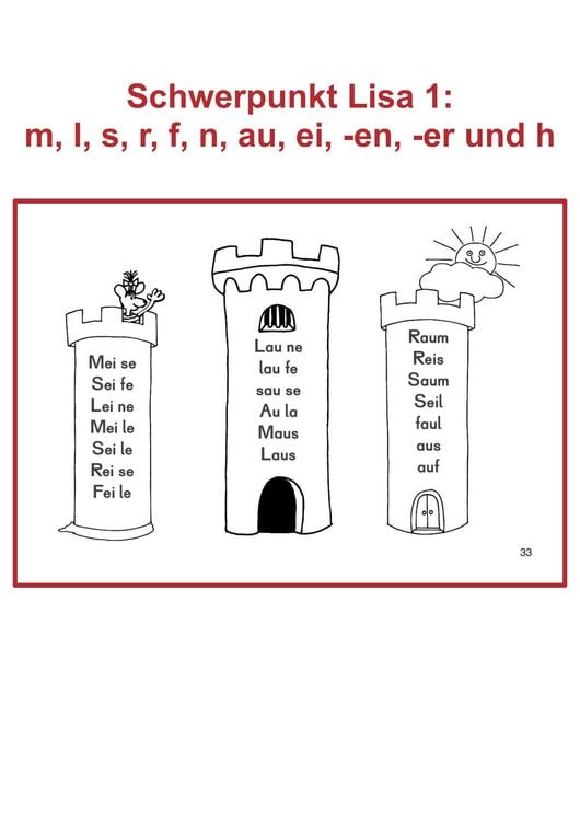 Produktbild: Lesen mit Lisa - Heft 1