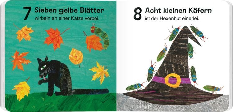 Produktbild: Die kleine Raupe Nimmersatt - 1, 2, 3 ... bald ist Halloween