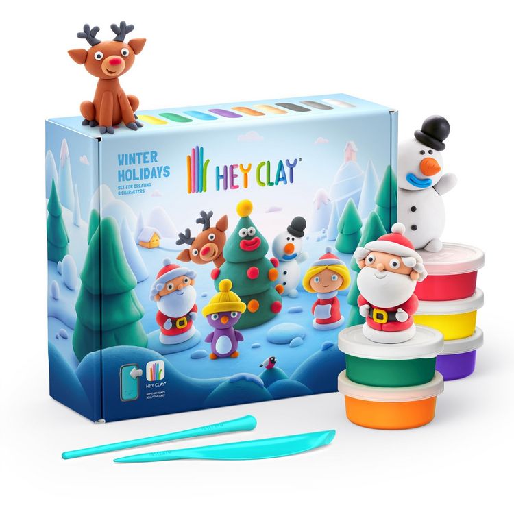 Produktbild: Hey Clay Weihnachts-Set 15 Dosen