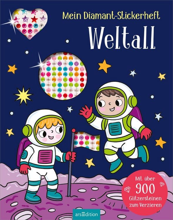 Produktbild: Mein Diamant-Stickerheft &ndash; Weltall
